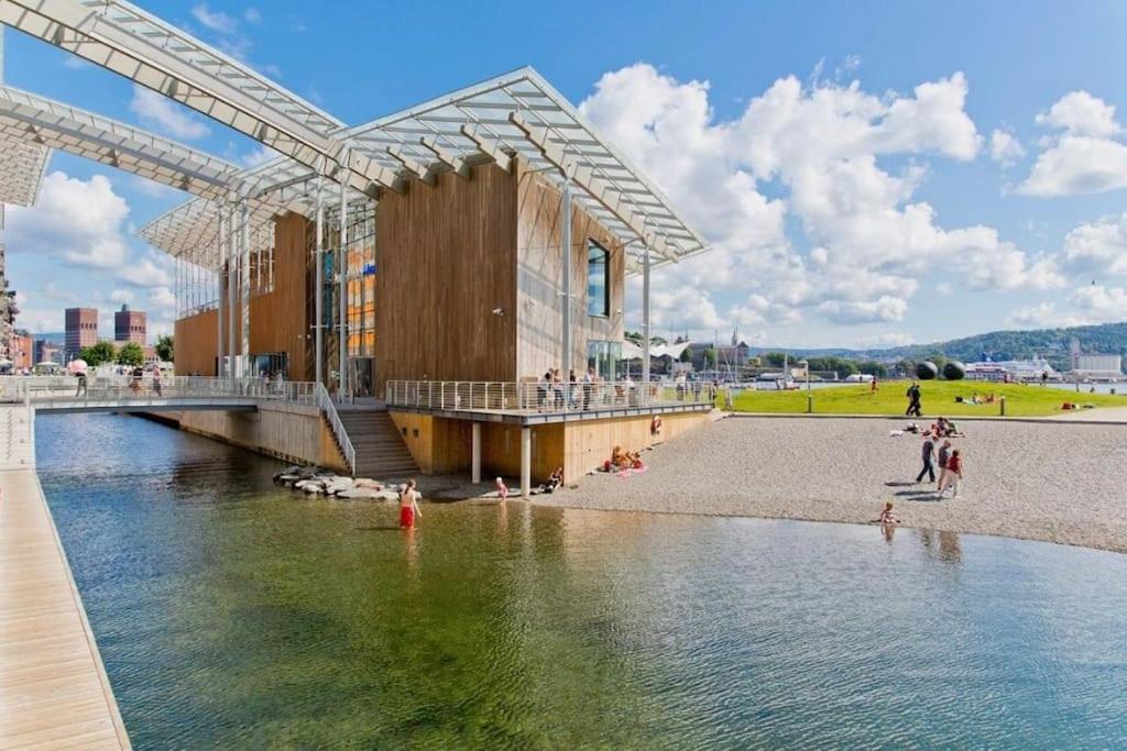 Апартаменты Aker Brygge - Sjoside Hjem - Sentral Beliggenhet Осло Экстерьер фото